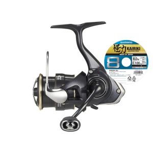 Daiwa 26 Freams LT fiskehjul-Spinnehjul med påspolet Shimano Kairiki 8 fletline