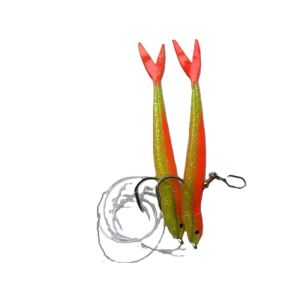 Fladen Deep Sea Rig Twintail - Farve Rhubard & Custard