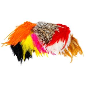Fly-Dressing Strung Saddle Hackle