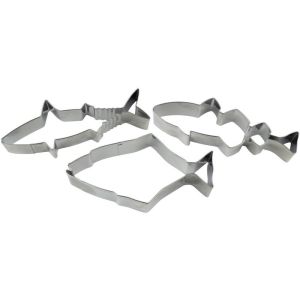 Wiggler kageforme med fiskemotiv - torsk-helleflynder-makrel